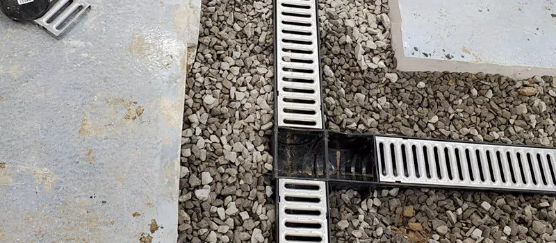 Storm Water Trench Drain Repair in Bolton, ON